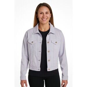 Michael Kors Jacket Light Blue Denim - Size Womens Large